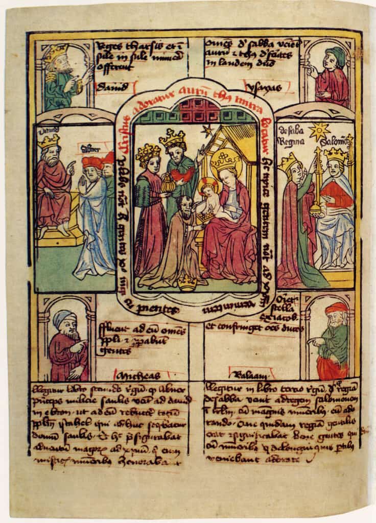 Biblia Pauperum z roku 1455