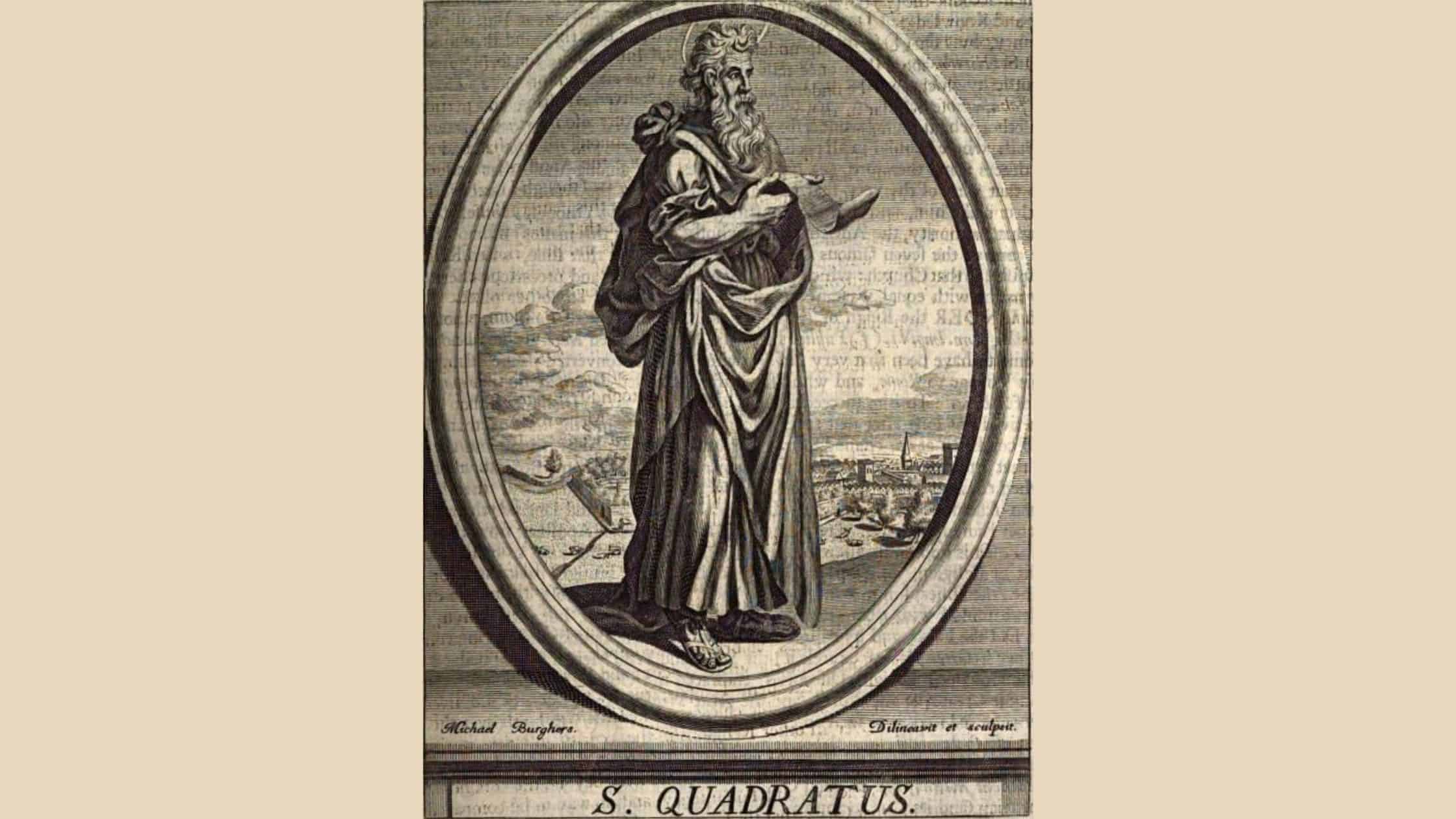obraz przedstawiający św. Kwadrata