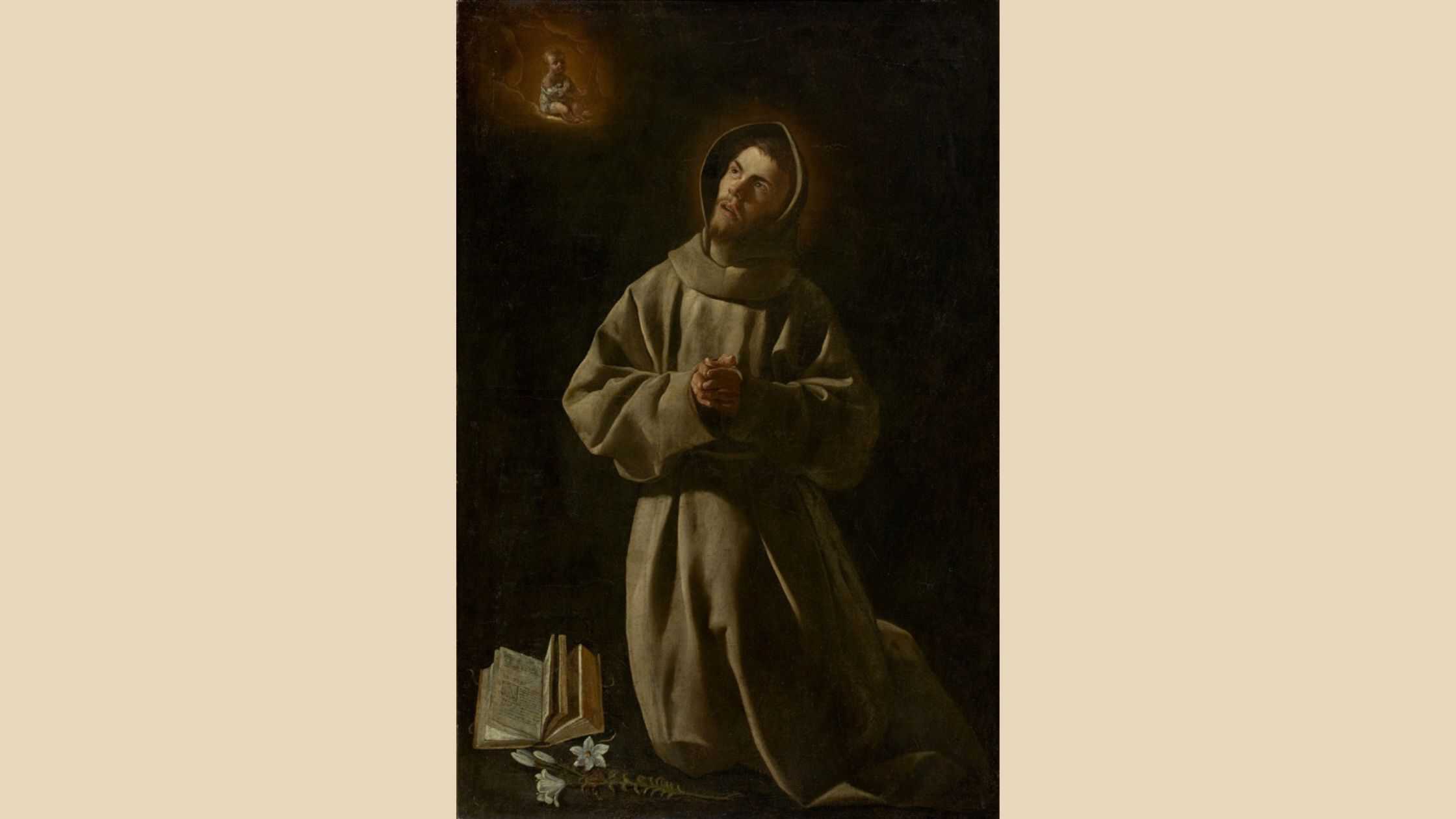 Francisco de Zurbarán, Objawienie Dzieciątka Jezus świętemu Antoniemu z Padwy