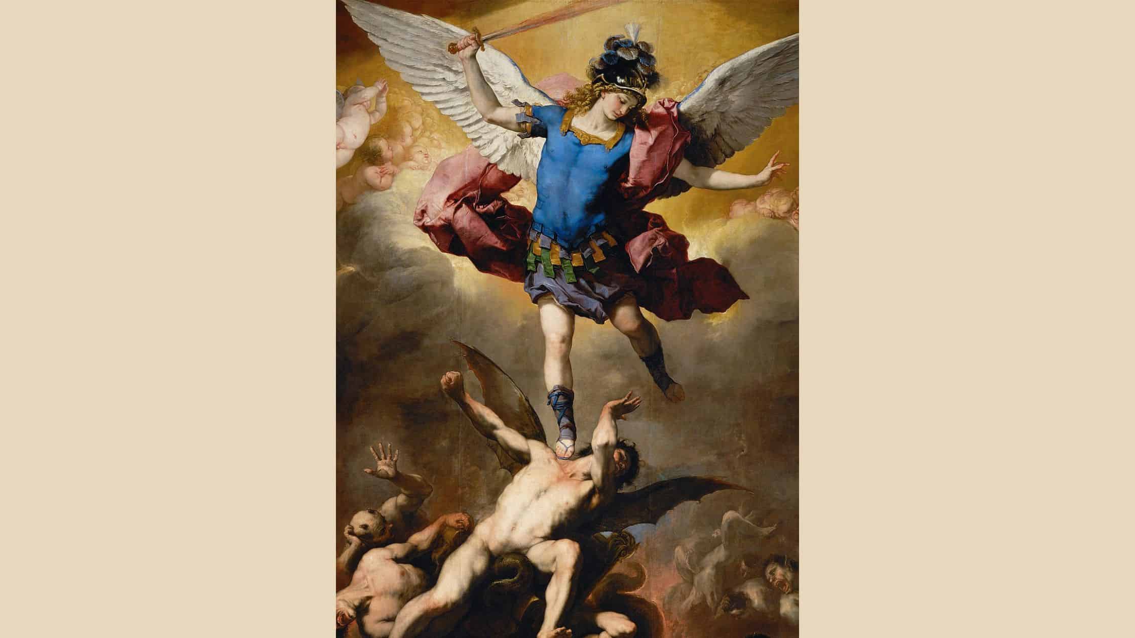 Święty Michał Archanioł na obrazie Luca Giordano 